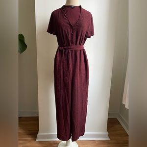 RAILS Leopard Print Jumpsuit